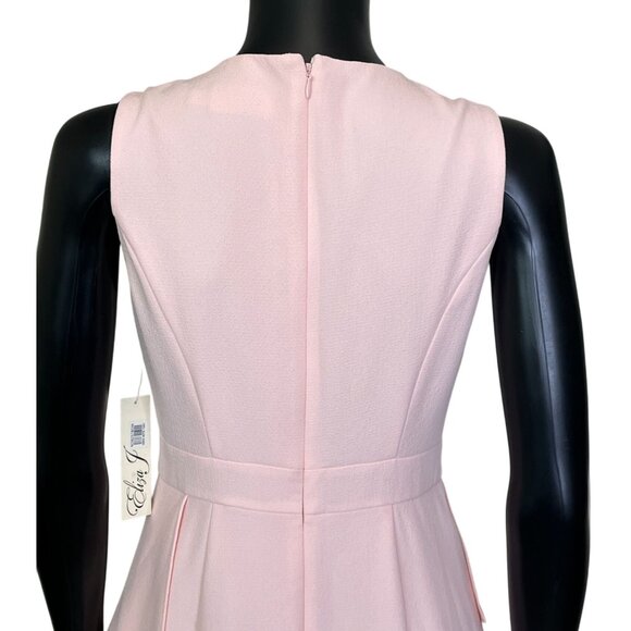 Eliza J Blush Pink Sleeveless Tiered Ruffle Sheath Dress Size 4 NWT - Picture 7 of 12